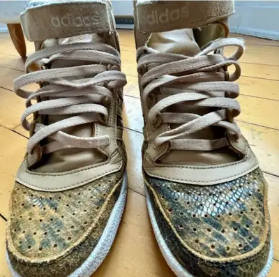 Adidas concord snake skin shoes, View more