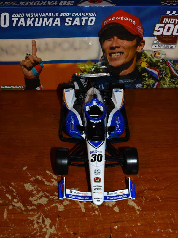 Takuma Sato 2020 Indy 500 Champion 1/18  Scale Diecast in Arts & Collectibles in Bedford - Image 3