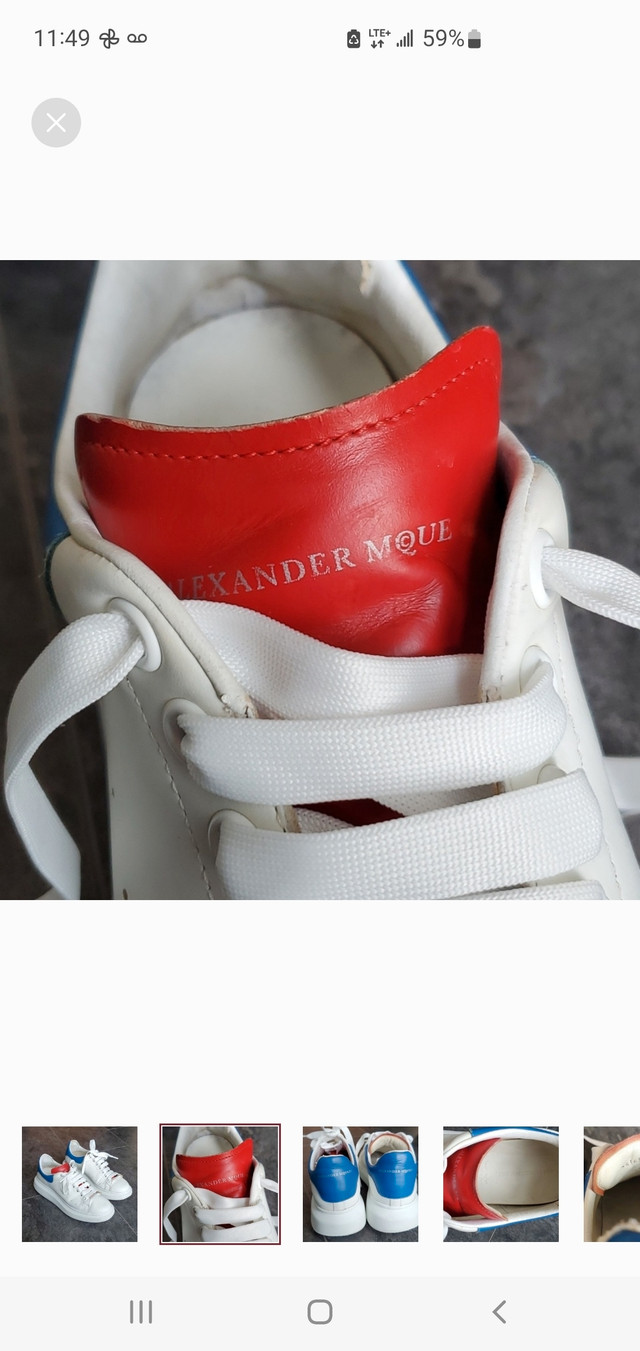Authentic Alexander McQueen sneakers  in Men's Shoes in Winnipeg - Image 2