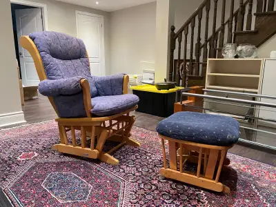 Glider with Ottoman, View more