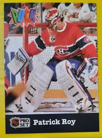 1991-92 Pro Set Puck Candy #14 Patrick Roy Montreal Canadian NM