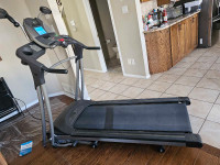 Foldable electric treadmill.