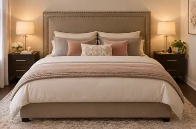Queen-Size Bed Frame + FREE Mattress if you want, View more