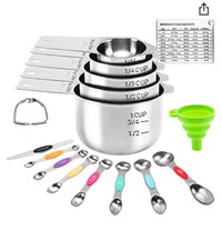 Measuring Cups and Spoons Set of 15 in 18/8 Stainless Steel: 5