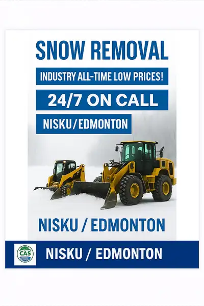 Snow Removal EDMONTON NISKU LEDUC *free quote*, View more