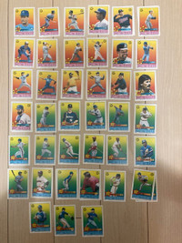 Lot of 39 1989 O-Pee-Chee Super Star Sticker Back Cards