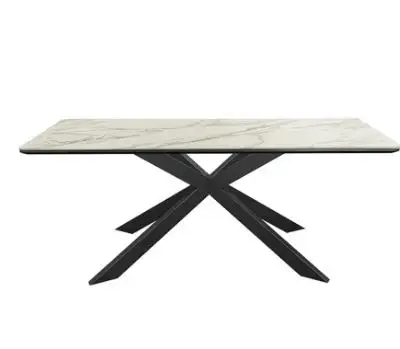 Matt White with Marble Texture Dining Table, View more