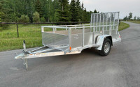 2023 C&B 5×10 Aluminum utility trailer3,500lb axle, 2000lb jack