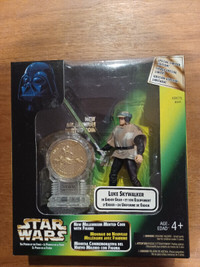 Luke Skywalker in Endor Gear Starwars POTF figure with coin MOC