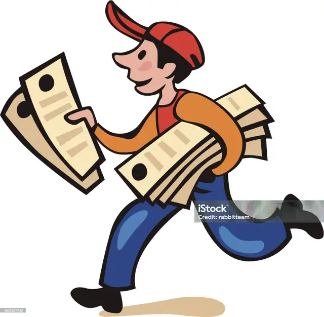 FLYER DELIVERY / door to door / as soon as TOMORROW !