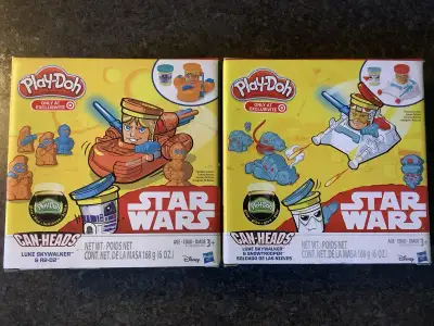 STAR WARS PLAY-DOH CAN-HEADS x 2, View more