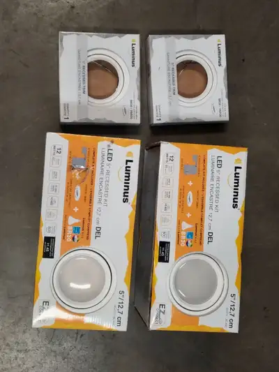 Lumière LED encastrée 5" BR30 $15 chaque, View more