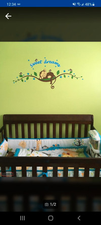 3 in 1 Crib with Mattress 