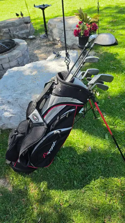 Palmer RIGHT Golf Clubs Top Flite Stand Bag TAYLORMADE Driver, View more