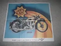 1939 BSA GOLD STAR POSTER