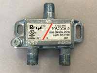 Splitter de cable / Repartiteur de signal 2 voies Regal