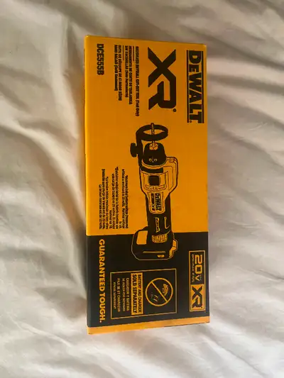 Brand new in the box never been opened. Dewalt drywall router. Don’t need it anymore. Cost me 215$ I...
