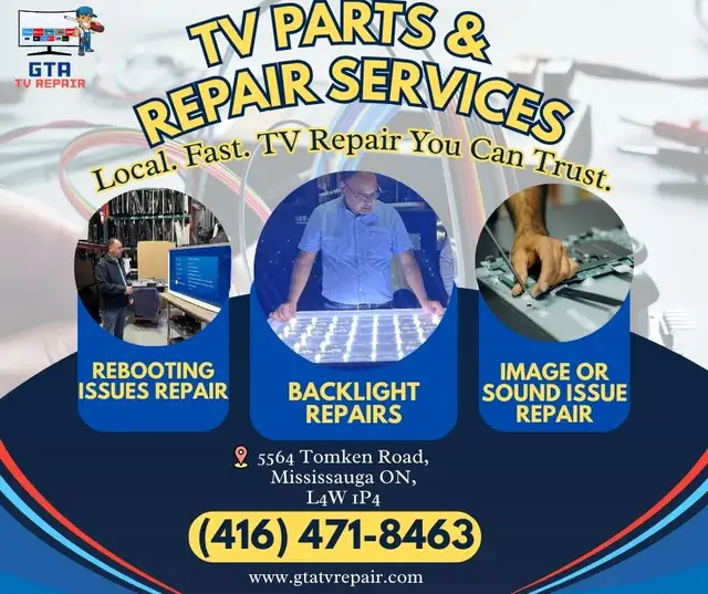 TV Repair & Parts – Samsung, LG, Sony & More | (416) 471-8463 in TVs in Mississauga / Peel Region - Image 3