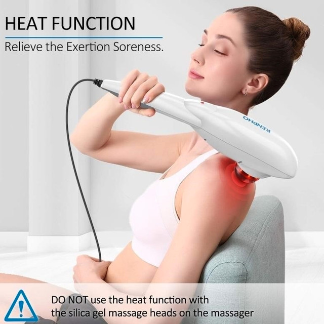 RENPHO Handheld Back Massager with Heat in Health & Special Needs in Oakville / Halton Region - Image 2