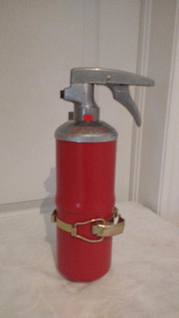 unique treasures house, vintage fire extinguisher