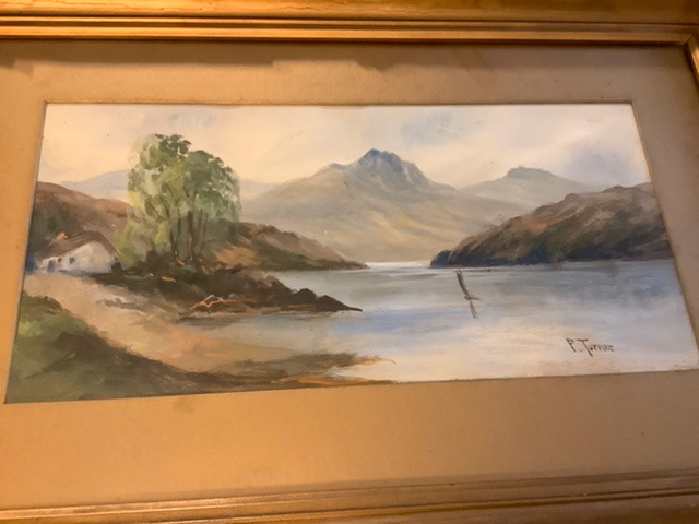 Antique Watercolour Painting by Artist F. Turner in Arts & Collectibles in Belleville - Image 4