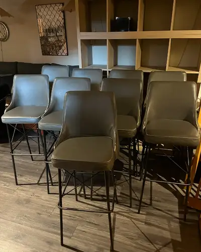 Bar chairs - grey