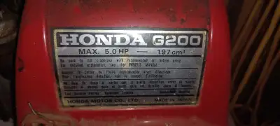Honda G200 engine . price is $ 150 Questions will be answered by telephone . If interested send your...