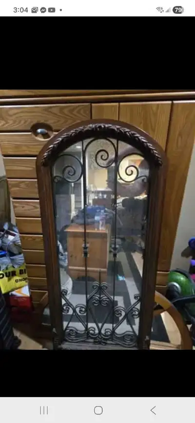 large decorative mirror., View more