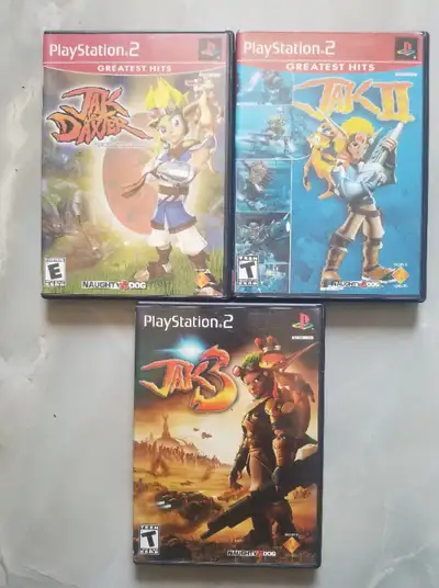 Jak and Daxter $18 Jak 2 $18 Jak 3 $18 Hundreds of other PS2 games available, as well as games for P...