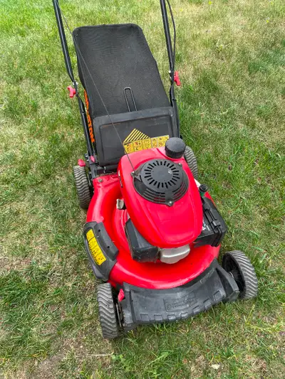 Troybilt Honda powered lawnmower in great working condition, View more
