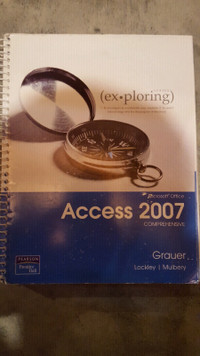 Microsoft Office Access 2007 Comprehensive Book