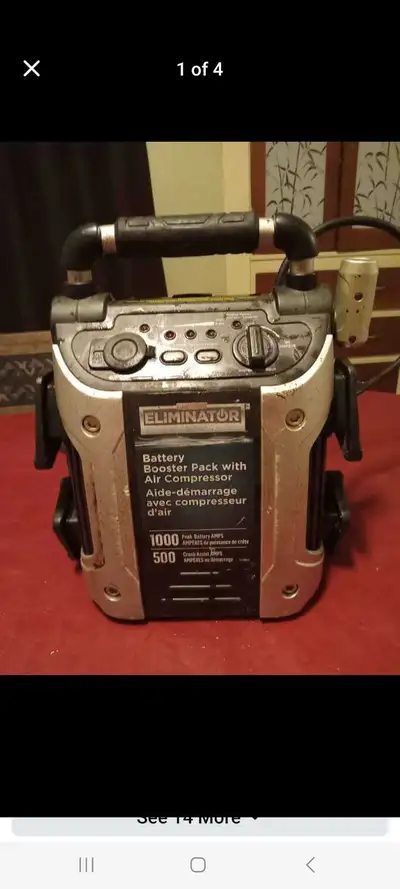 Motomaster Eliminator Battery Booster, View more