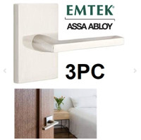Emtek Dummy Set, Modern Door Handle Lever- NEW