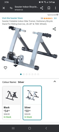 Foldable stationary bike stand