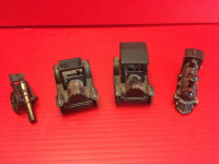 Die Cast Metal pencil sharpeners - used lot of 4