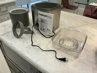 Cuisinart ice cream and frozen yogurt machine, View more