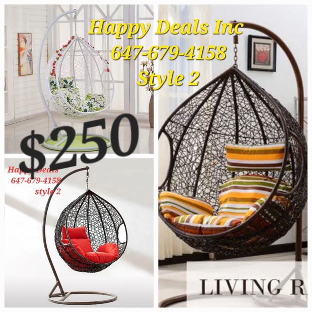 Egg Swing chair wide range to choose from  in Patio & Garden Furniture in Mississauga / Peel Region - Image 4