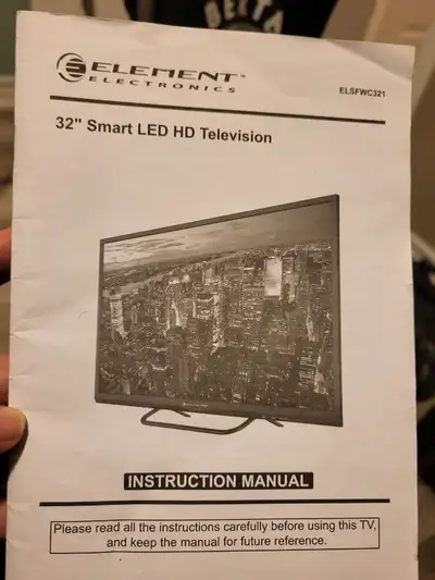 In good condition and works excellent. We got a larger TV and we don't need this one.