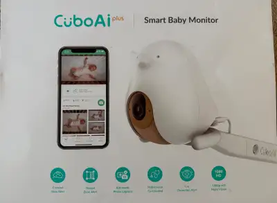 CuboAi Plus Smart Baby Monitor 1080p HD Night Vision, View more