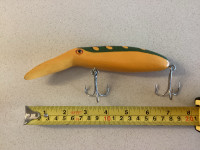 Old fishing lure  - hand painted wood 1960’s 1970’s