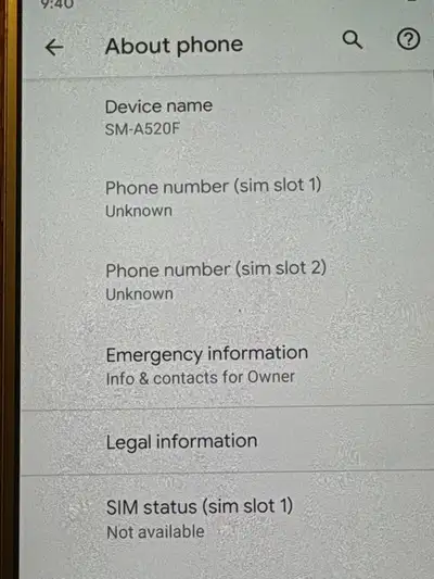 Samsung SM-A520F unlocked with dual SIM card, View more