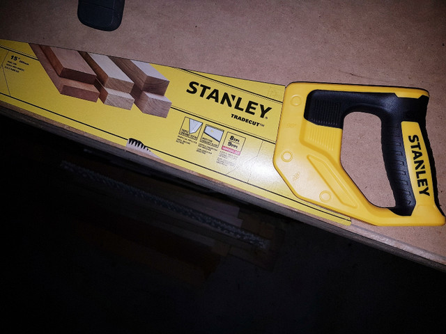 Stanley Hand Saw 15" New in Hand Tools in Saint John - Image 2