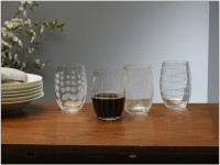 Mikasa Cheers Stemless Wine Glasses