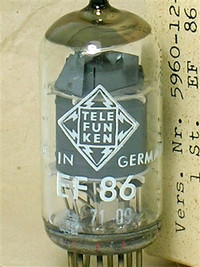 Vintage EF86 / 6267 Mullard Tubes