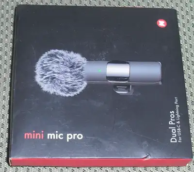Mini Mic Pro lavalier microphone new in box, View more