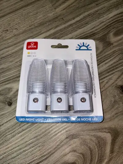 Globe set of 3 LED night light lveilleuse del automatique , View more