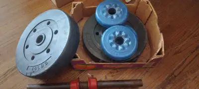 Weights and Bar. , View more