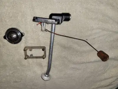 This Float & Gauge came out of a 1983 Mercury Steel Gas Can (5 gal) Float and housing assembly reall...