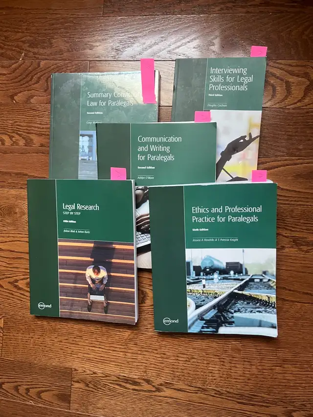 Émond: Paralegal books Mississauga 