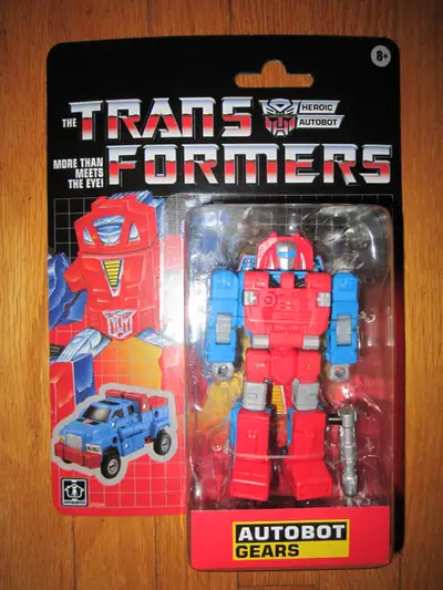 Gears Transformers G1 Retro Card Deluxe, View more